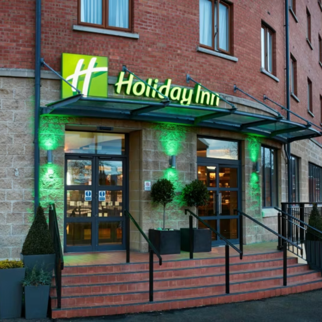 The entrance to Holiday Inn Belfast City Centre