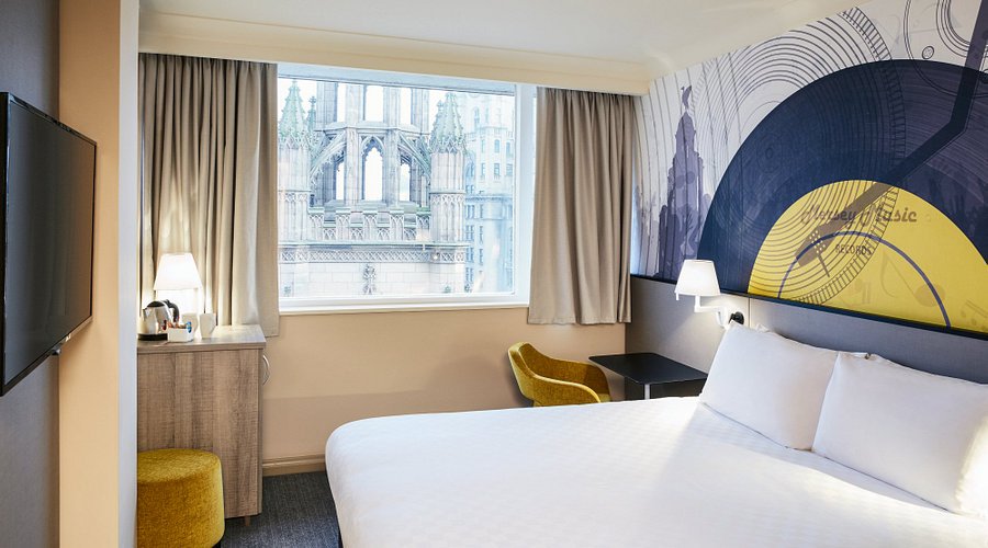 Bedroom at the Atlantic Tower Hotel Liverpool