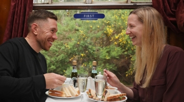 Lunch on Steam Train