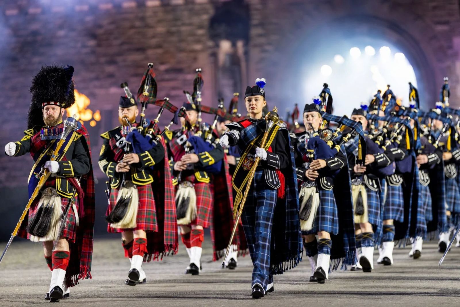 Performers at The Royal Edinburgh Military Tattoo